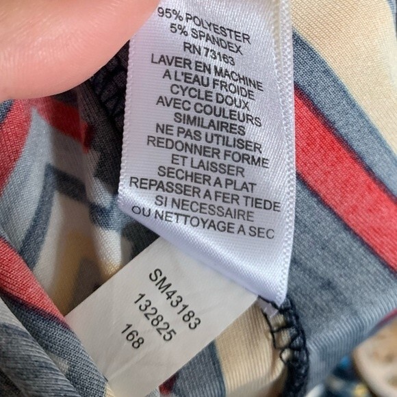 Melissa Paige Geometric Pants Stretchy Size M/L - Picture 6 of 6